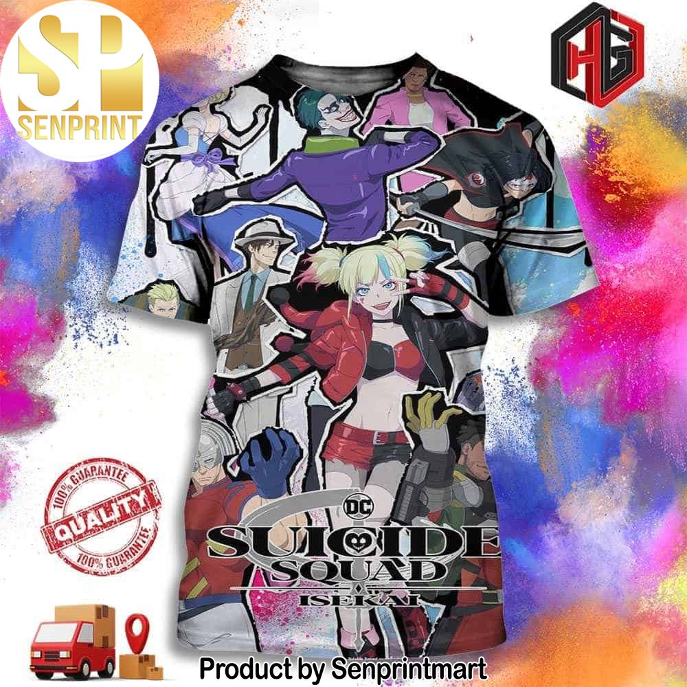 Art Poster For Suicide Squad Isekai Will Premiere In July 2024 Full Printing Shirt – Senprintmart Store 2964