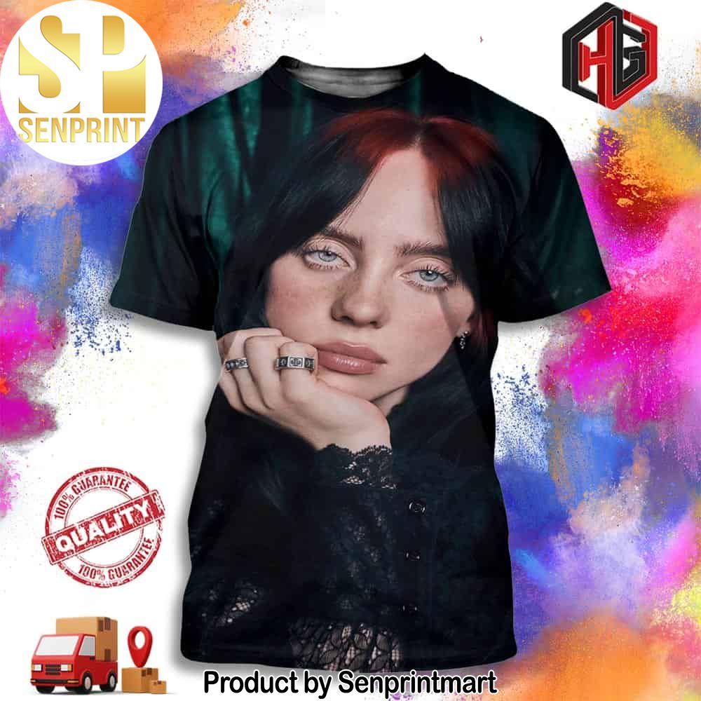 At The Age Of 22 Billie Eilish Has Become The Youngest-ever Two-time Oscar Winner In History Full Printing Shirt – Senprintmart Store 2984