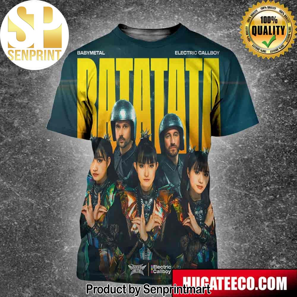 Babymetal And Electric Callboy’s New Single Ratatata 23rd May 2024 Unisex 3D Shirt – Senprintmart Store 2424