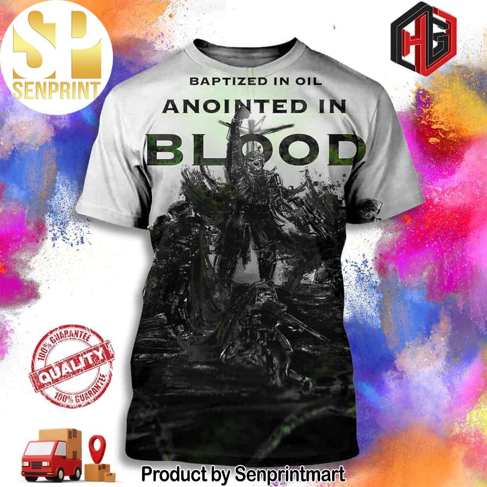 Baptized In Oil Anointed In Blood Helldivers 2 Full Printing Shirt – Senprintmart Store 2925