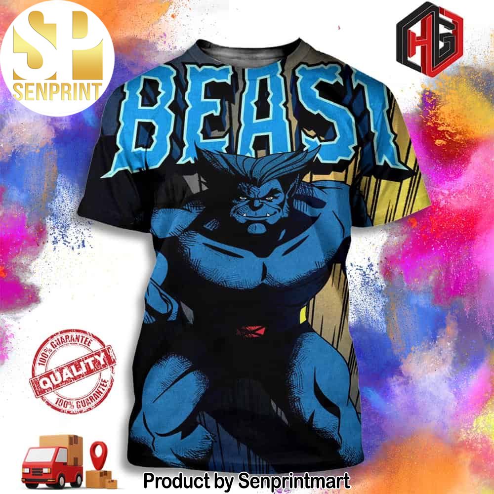 Beast Marvel Animation Promotional Art For X-men 97 Full Printing Shirt – Senprintmart Store 3023