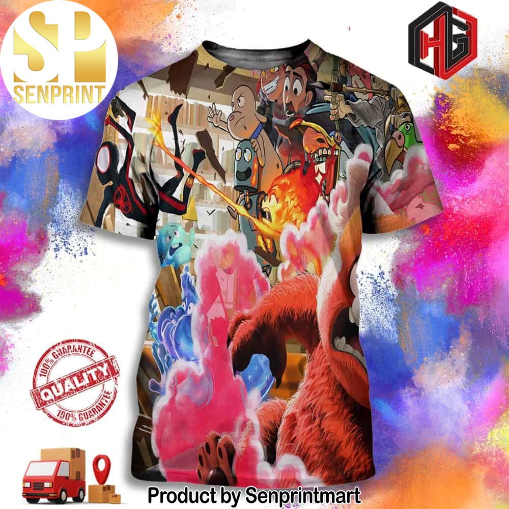 Best Feature-Best Animated Movie Goes to Spider-Man Across The Spider-Verse Full Printing Shirt – Senprintmart Store 2983