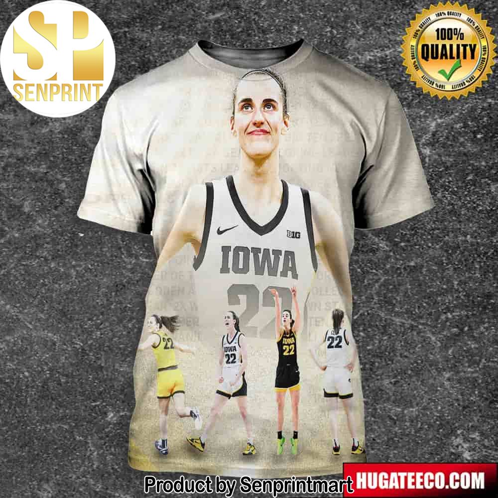 Caitlin Clark Iowa Haweyes Leaves College Basketball With An Incredible Impact On The Sport Full Printing Shirt – Senprintmart Store 2775
