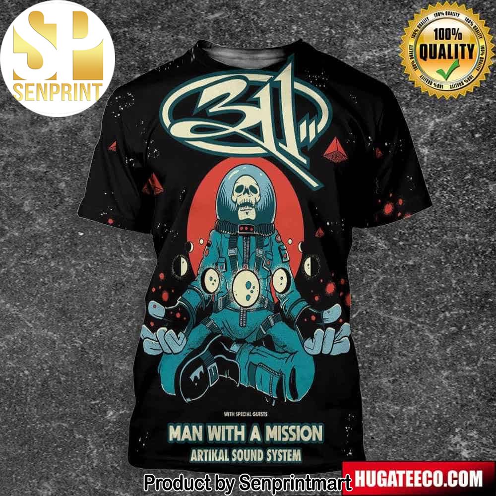 Cervantes Masterpiece Presents 311 Band With Special Guests Man With A Mission Artikal Sound System June 30 2024 Denver CO Full Printing Shirt – Senprintmart Store 2845