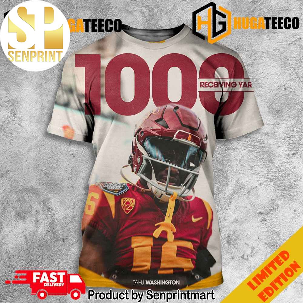 Chef Tahj Washington Just Cooked Up His First 1K Yard Season Congrats USC Trojan Football Full Printing Shirt – Senprintmart Store 3376