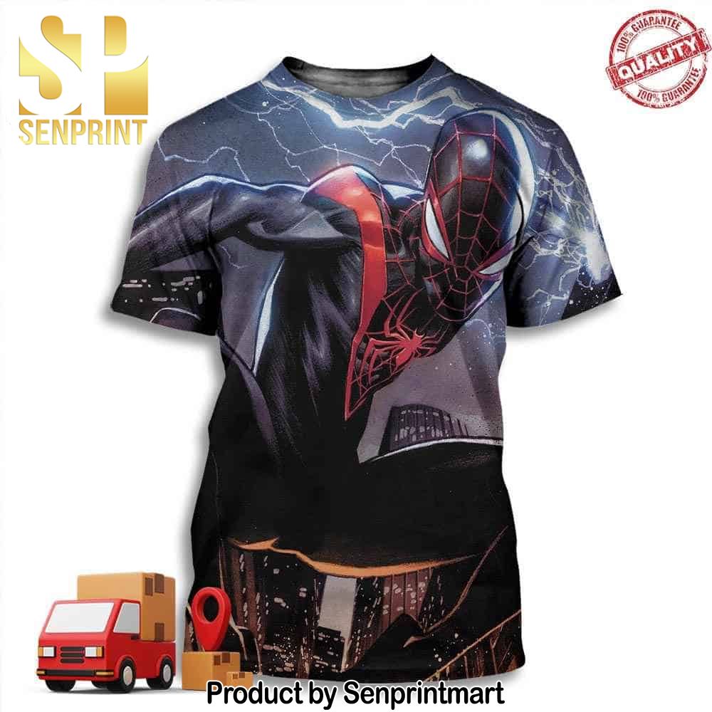 Comics 4 Spider Man Marvel Studios And Sony Full Printing Shirt – Senprintmart Store 3176