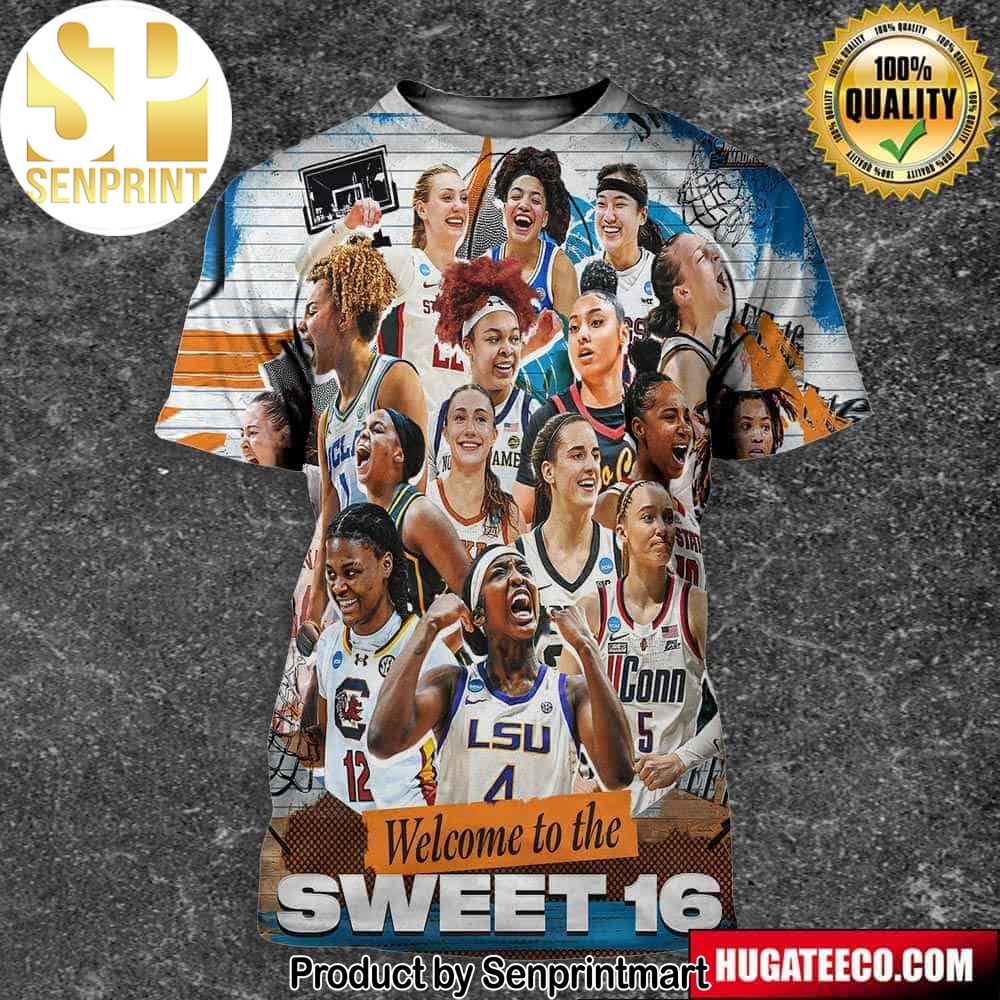 Congratulations To The Teams That Reached The Sweet 16 NCAA March Madness Full Printing Shirt – Senprintmart Store 2876
