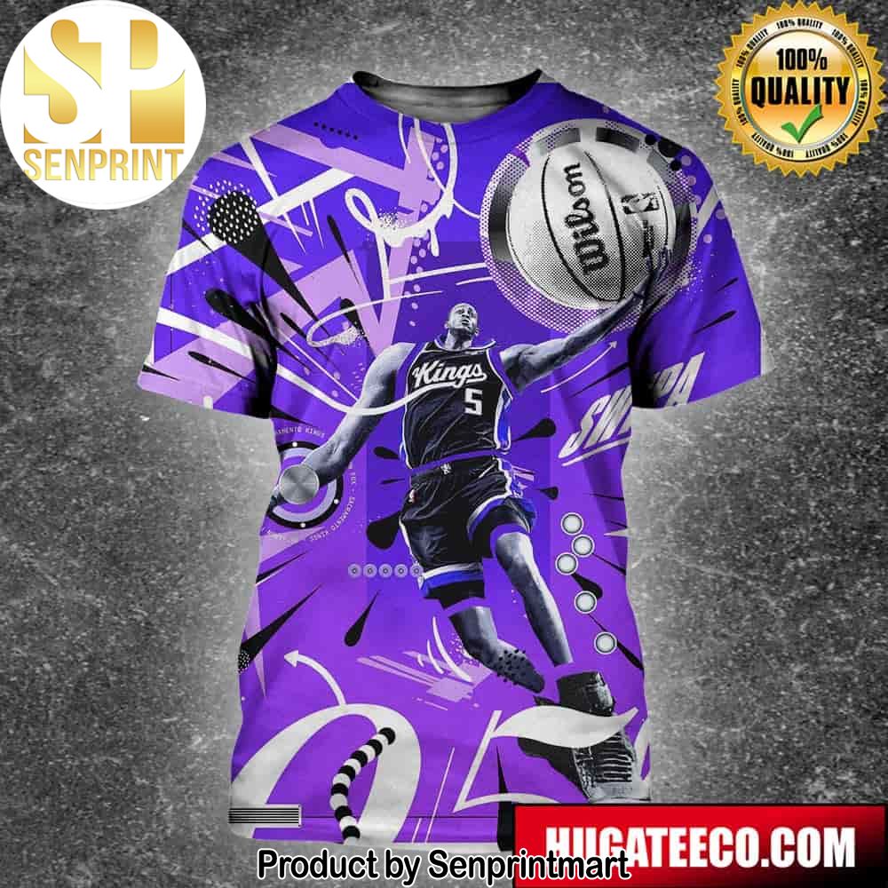 De’aaron Martez Fox Sacramento Kings NBA Incredible Design Full Printing Shirt – Senprintmart Store 2499