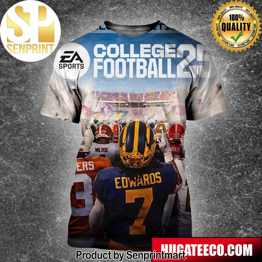 Deluxe Edition EA Sports College Football 25 Coming July 19 Unisex 3D Shirt – Senprintmart Store 2460