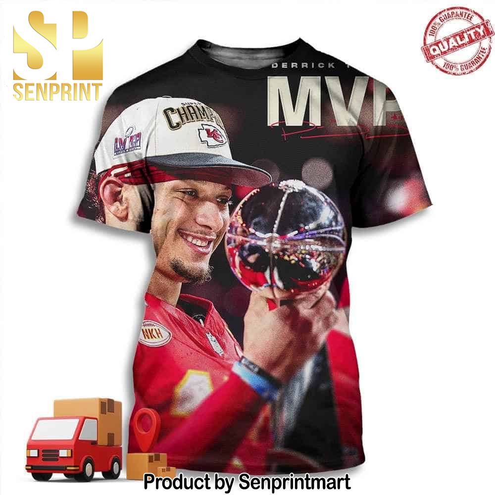 Derick Thomas Team MVP Super Bowl LVIII Kansas City Chiefs NFL Full Printing Shirt – Senprintmart Store 3136