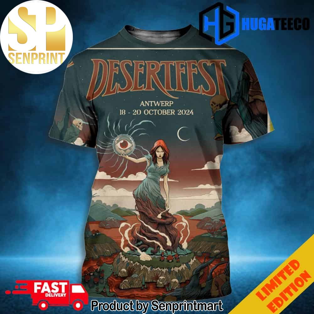 Desertfest At Antwerp Belgium In 18-20 Octorber 2024 Full Printing Shirt – Senprintmart Store 3047