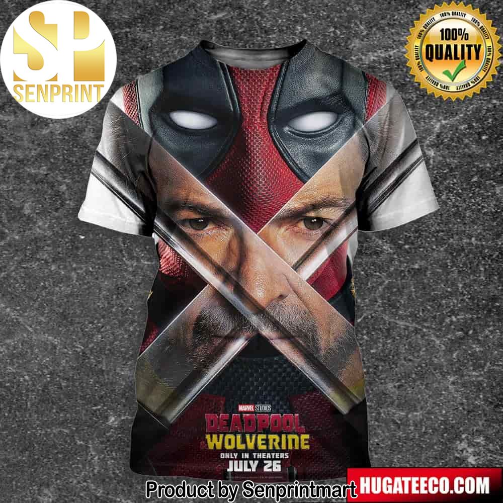 Dramatic Poster For Deadpool And Wolverine Marvel Studios Only In Theaters On July 26 Full Printing Shirt – Senprintmart Store 2679