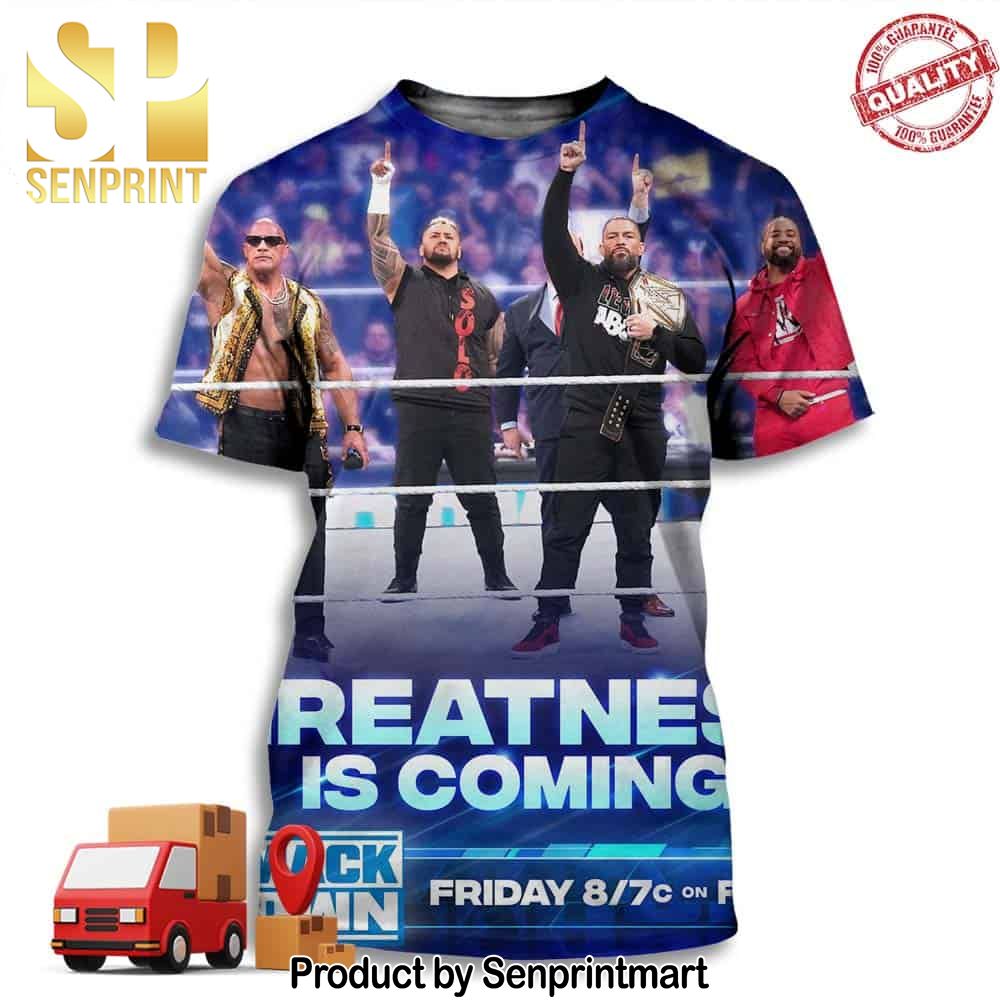 Dwayne Johnson The Rock Returns To Greatness Is Coming Smack Down Next Friday March 1 Live In Glendale On FOX Full Printing Shirt – Senprintmart Store 3208