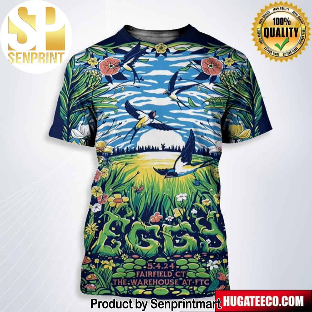 Eggmusic Show Poster May 4th 2024 Fairfield Ct The Waregouse At Ftc Unisex 3D Shirt – Senprintmart Store 2590