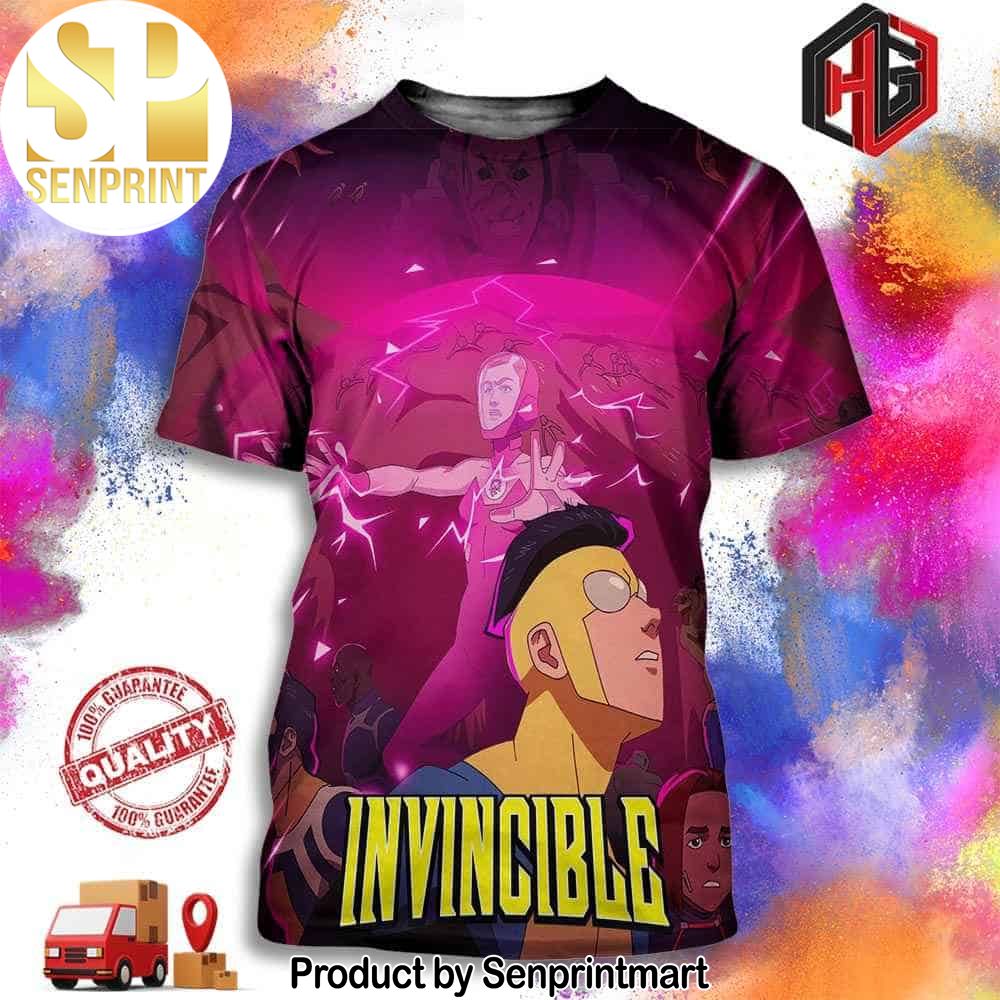 Exclusive Poster for Episode 5 Of Invincible Season 2 Unisex Full Printing Shirt – Senprintmart Store 2962