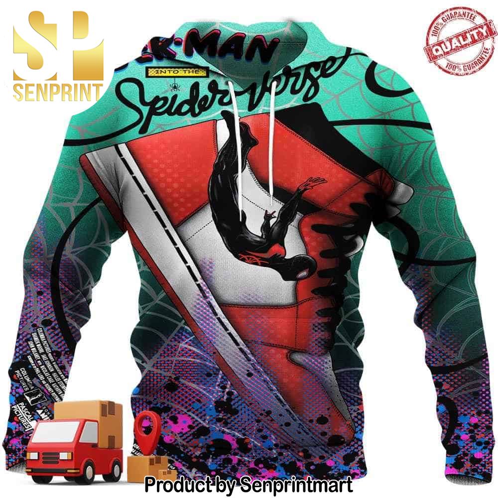 Fantastic Poster For Spider-Man Into The Spider-Verse By Seth Groves Illustration Hoodie Full Printing Shirt – Senprintmart Store 2970