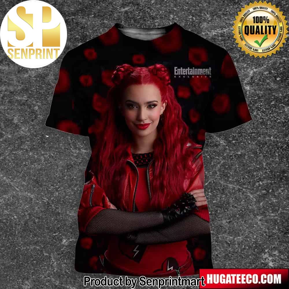 First Look At The Daughter Of Queen Of Hearts In Descendants The Rise Of Red Full Printing Shirt – Senprintmart Store 2801
