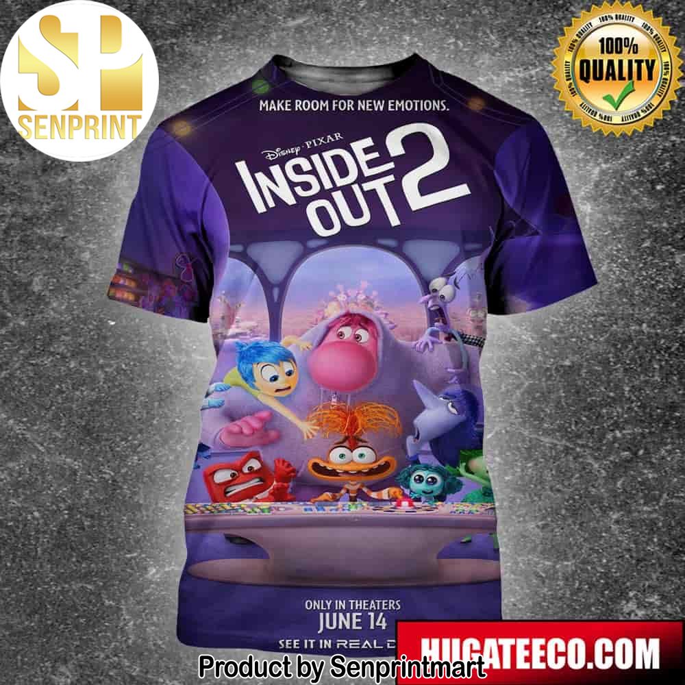 Funny Poster For Pixar_s Inside Out 2 Make Room For New Emotions Releasing In Theaters On June 14 Full Printing Shirt – Senprintmart Store 2497