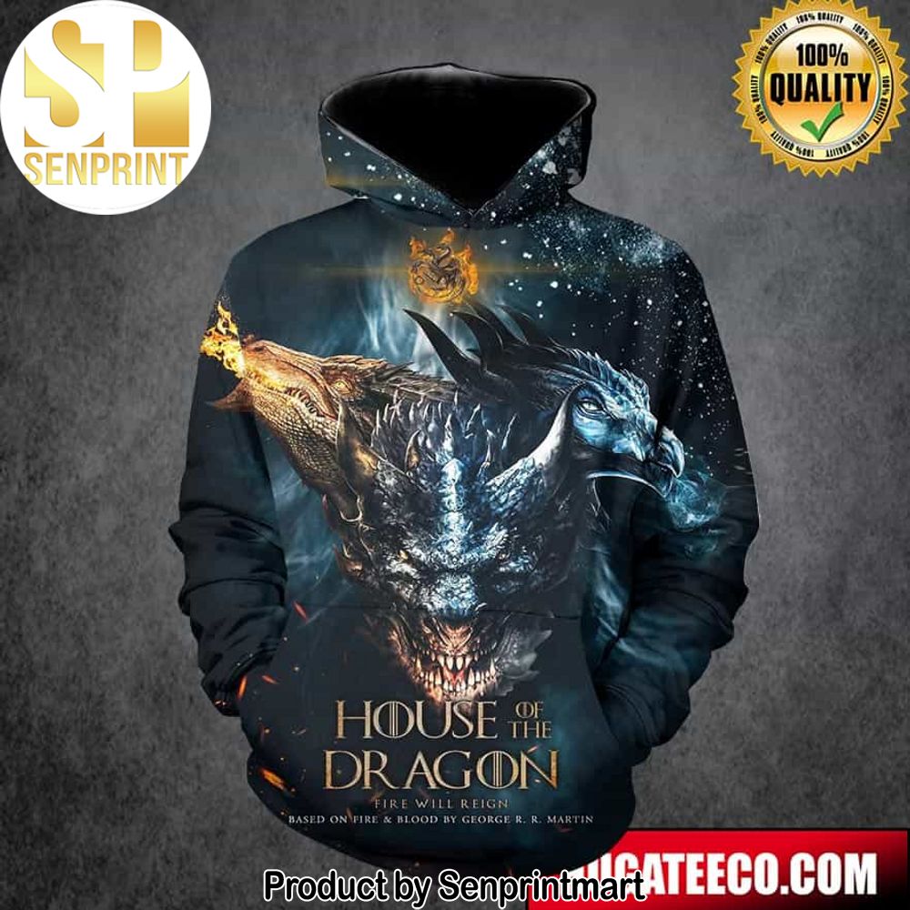 Game of Thrones House Of The Dragon All Over Print Hoodie T-Shirt – Senprintmart Store 2907