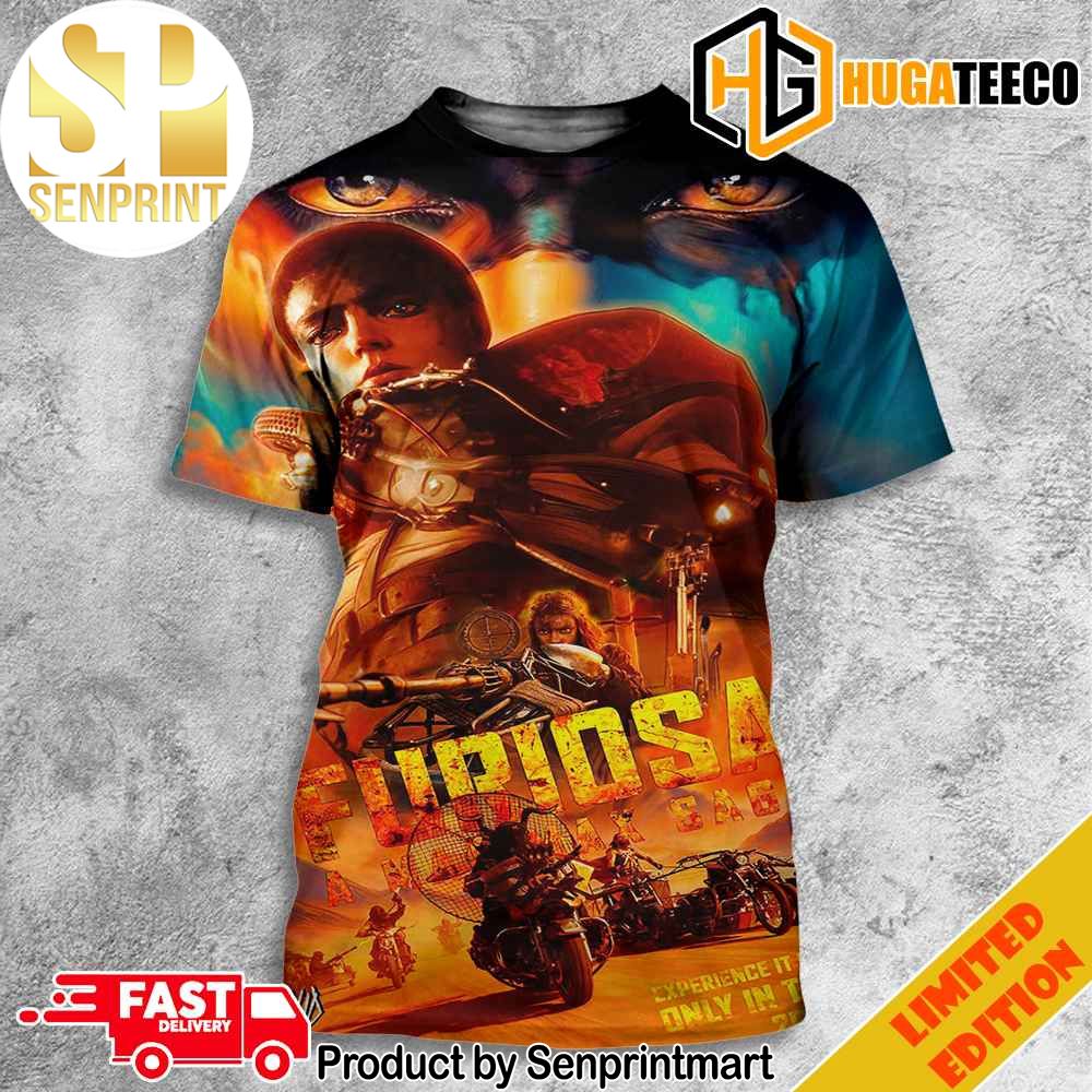 George Miller’s New Mad Max Movie Epic Poster For Furiosa A Mad Max Saga All Over Print T-Shirt – Senprintmart Store 3344
