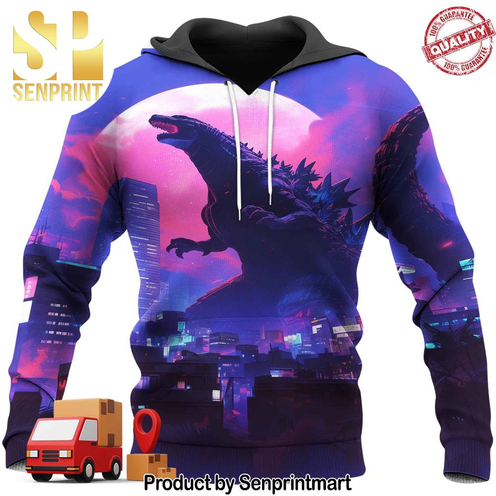 Godzilla Minus One The Fear And Power Of The Legendary Monster 3D Hoodie T-Shirt – Senprintmart Store 2961
