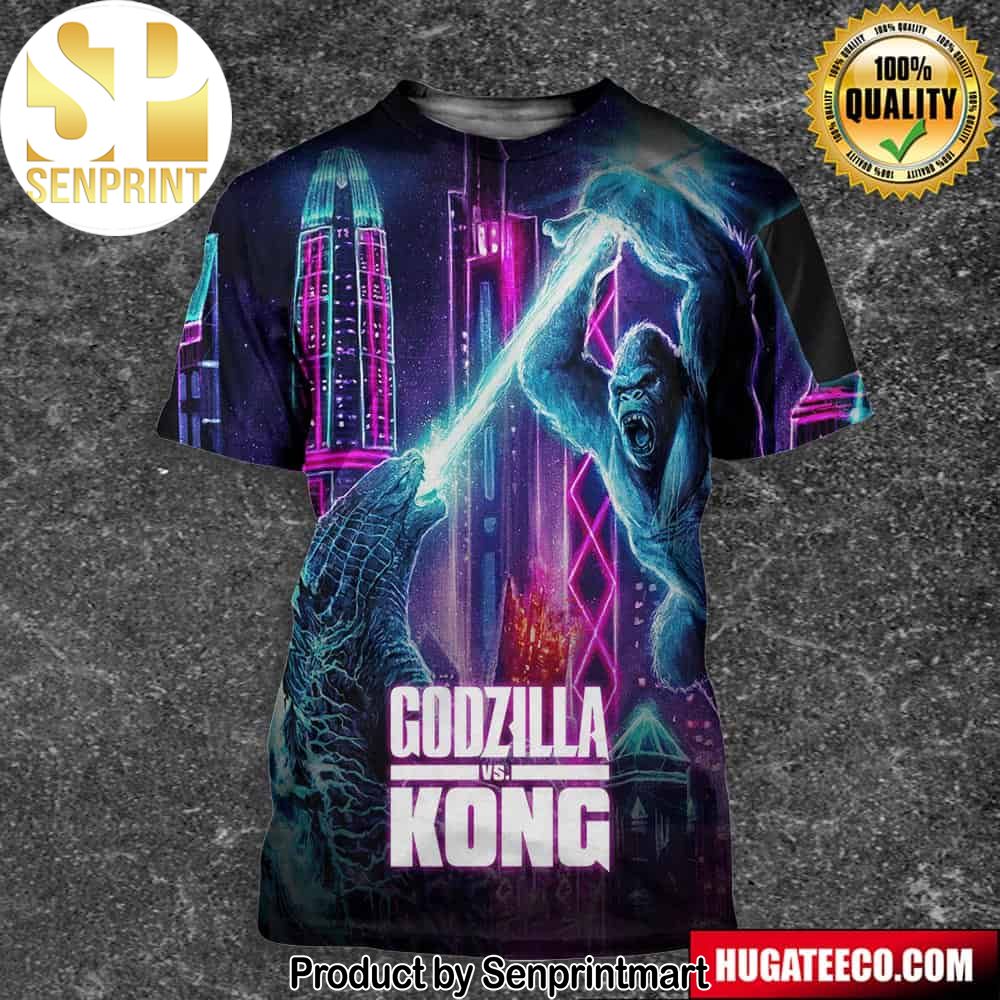 Godzilla Vs Kong Monster Legendary Full Printing Shirt – Senprintmart Store 2835