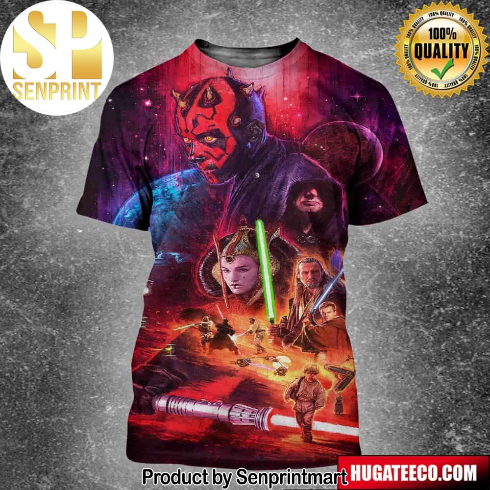 Gorgeous Poster For Star Wars The Phantom Menace By Ignacio Full Printing Shirt – Senprintmart Store 2582