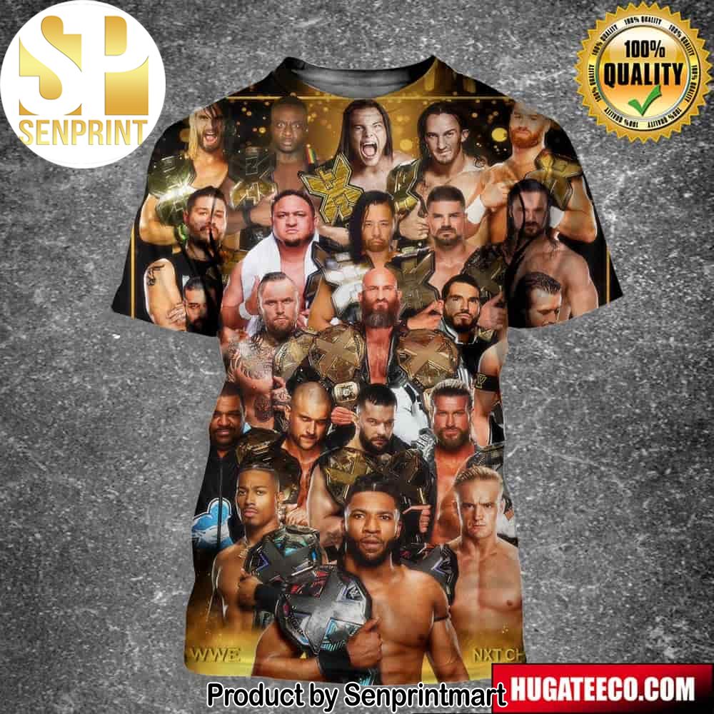 Greatest Nxt Champion Of All Time WWE Unisex 3D Shirt – Senprintmart Store 2619
