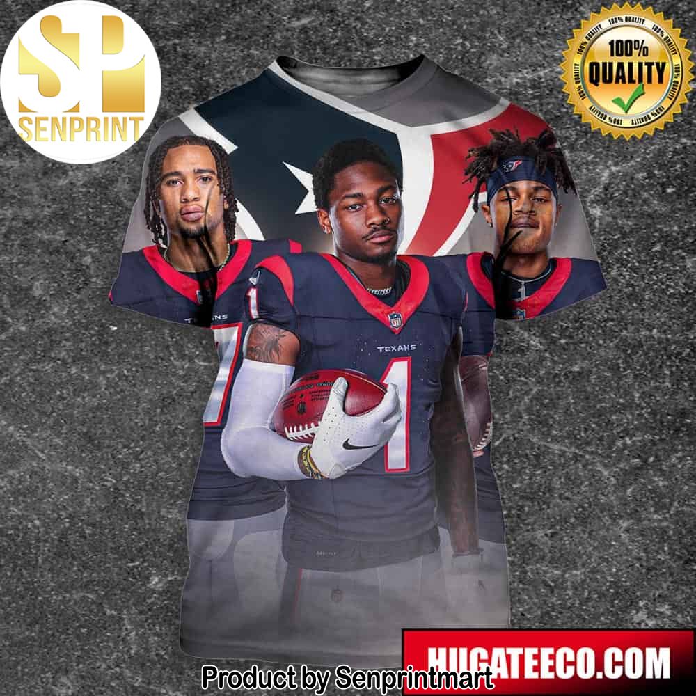 Houston Texans New Set Of 3 Players NFL Full Printing Shirt – Senprintmart Store 2786