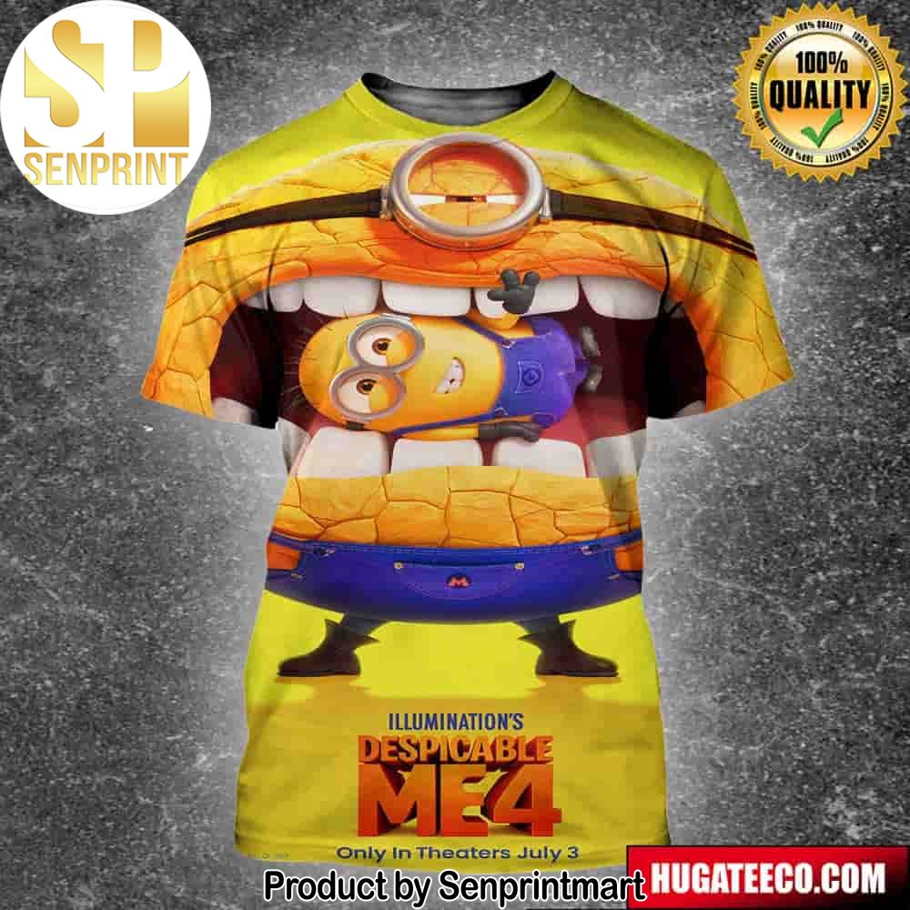 Illumination’s Despicable Me 4 Only In Theaters July 3 Unisex 3D Shirt – Senprintmart Store 2558