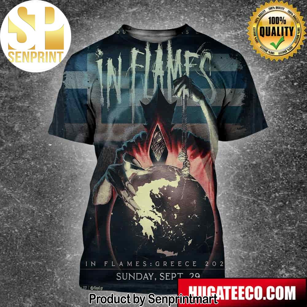 In Flames Greece 2024 The Coutdown Has Begun In Flames On Sunday September 29 Full Printing Shirt – Senprintmart Store 2492