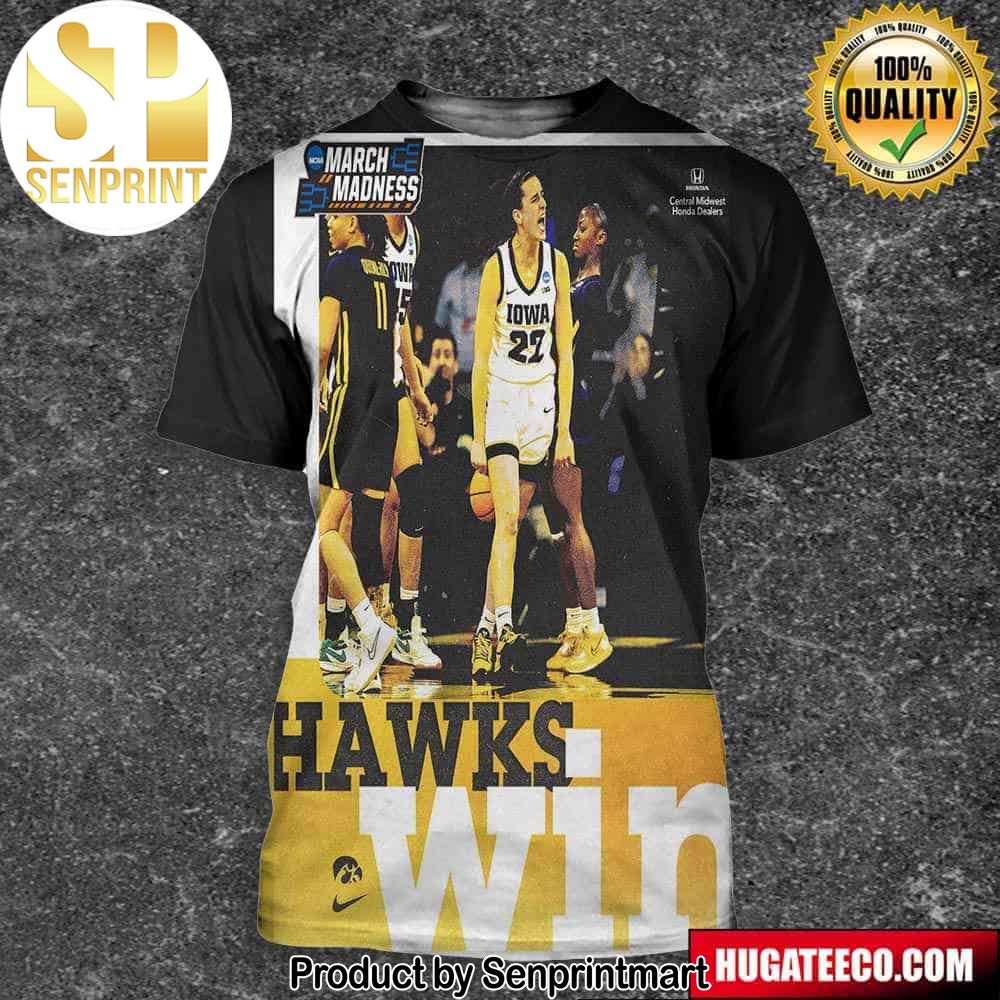 Iowa Hawkeyes Win Round Of 32 NCAA March Madness Full Printing Shirt – Senprintmart Store 2873