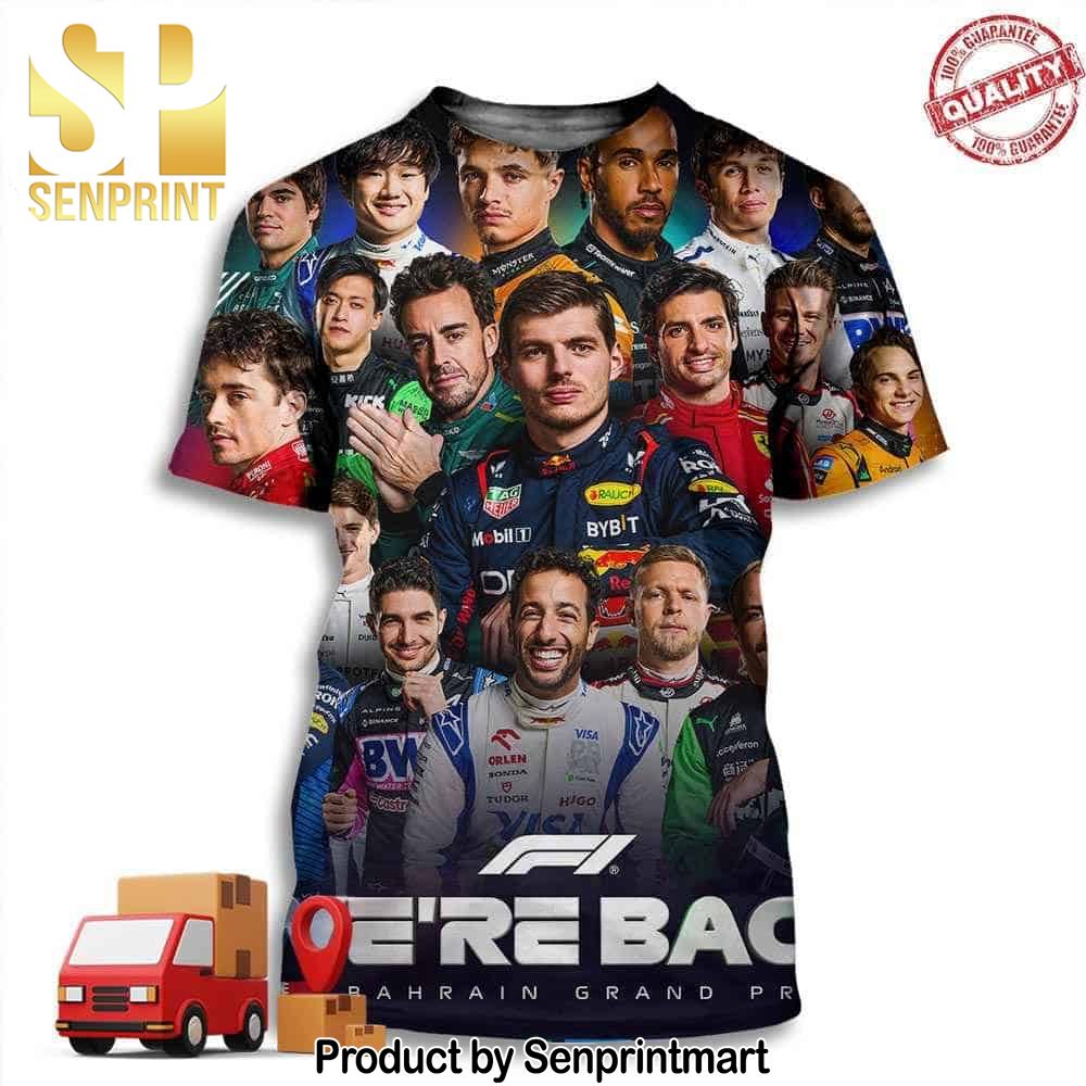 It’s Race Week All Racer In Formula 1 At Bahrain GP Full Printing Shirt – Senprintmart Store 3174