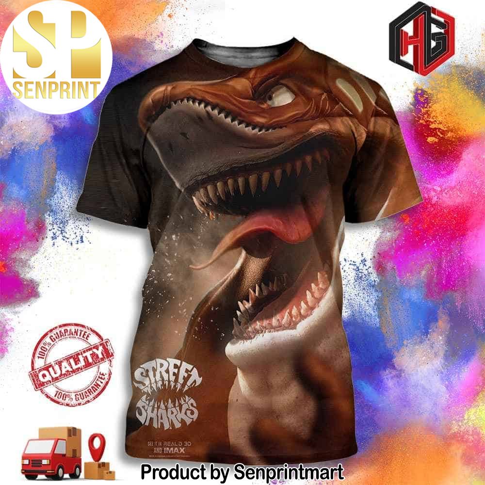 Jab Character In Street Sharks Are Making A Comeback To Celebrate The 30th Anniversary Unisex Full Printing Shirt – Senprintmart Store 2958