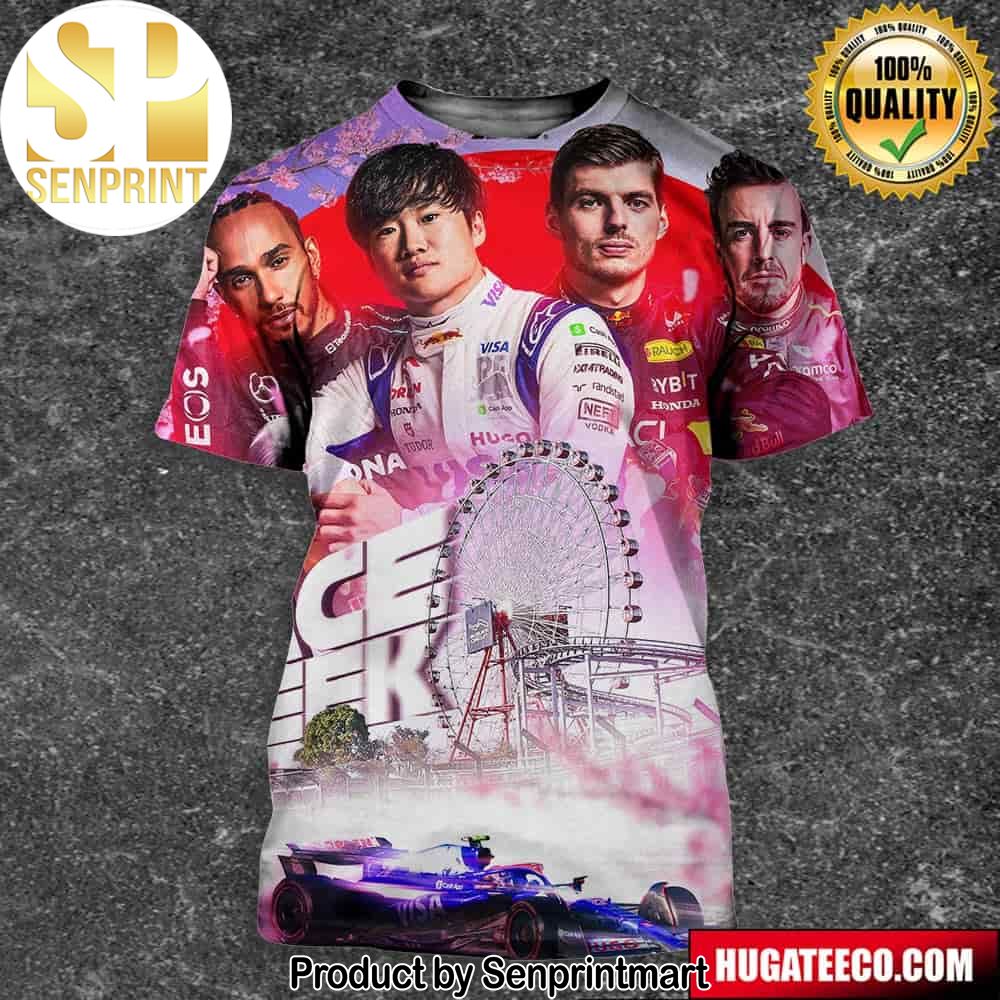 Japanese Race Week 2024 Formula 1 F1 Full Printing Shirt – Senprintmart Store 2807