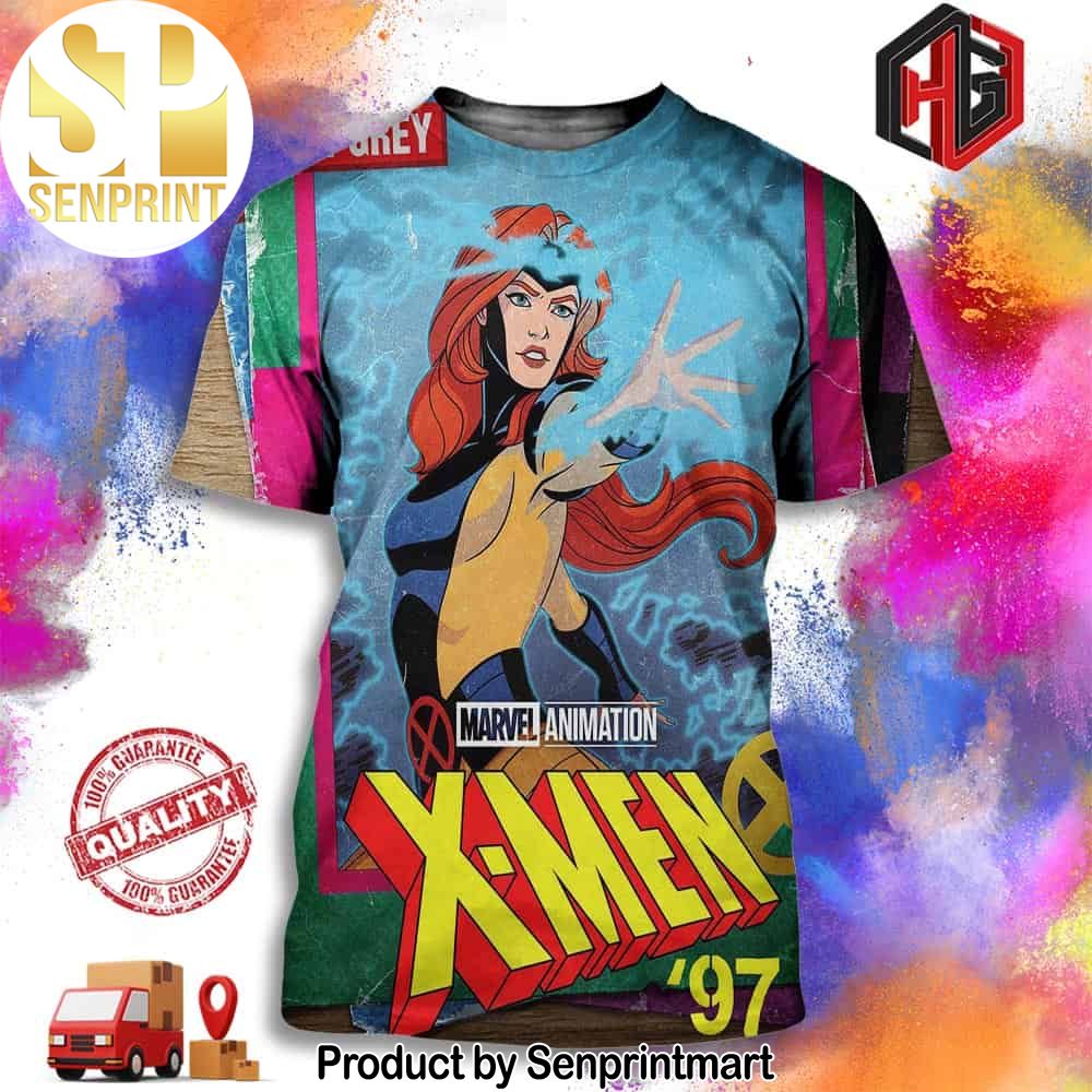 Jean Grey Marvel Animation All-new X-men 97 Streaming March 20 Only On Disney Full Printing Shirt – Senprintmart Store 3014