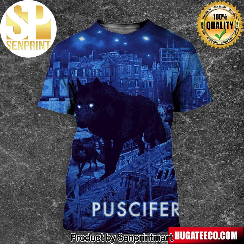 Limited Edition Puscifer Poster On April 2nd 2024 At Boch Center Boston Ma Full Printing Shirt – Senprintmart Store 2800