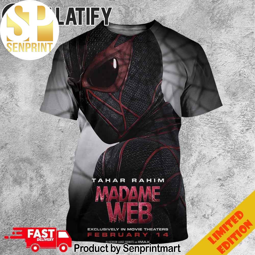 Madame Web New Posters Taha Rahim Movie Theaters February 14 Full Printing Shirt Sweater – Senprintmart Store 3337