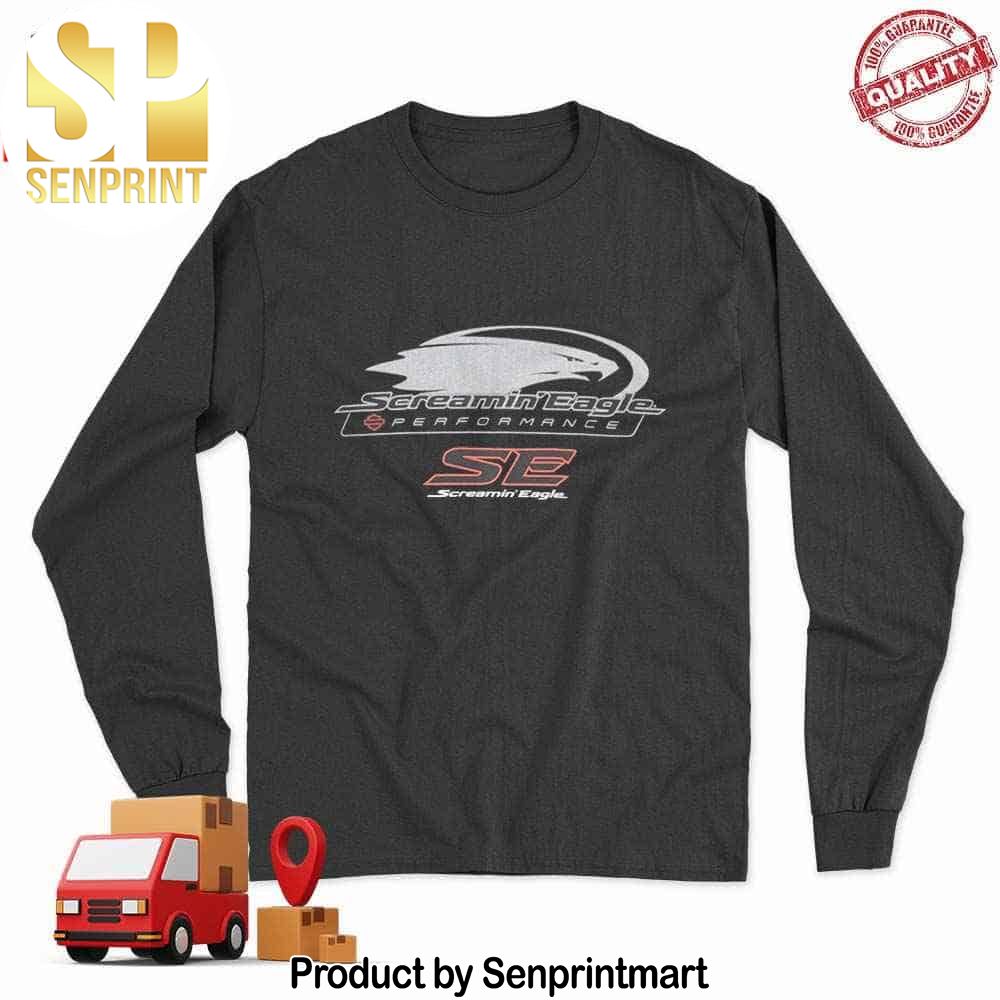 Men’s Screamin’ Eagle Performance Long Sleeve Version Quality T-Shirt – Senprintmart Store 3244