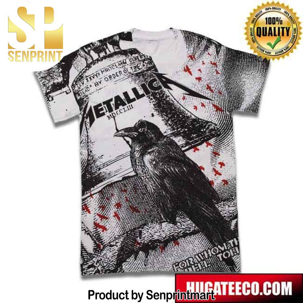 Metallica For Whom The Bell Tolls All Over Print T-Shirt – Senprintmart Store 2803
