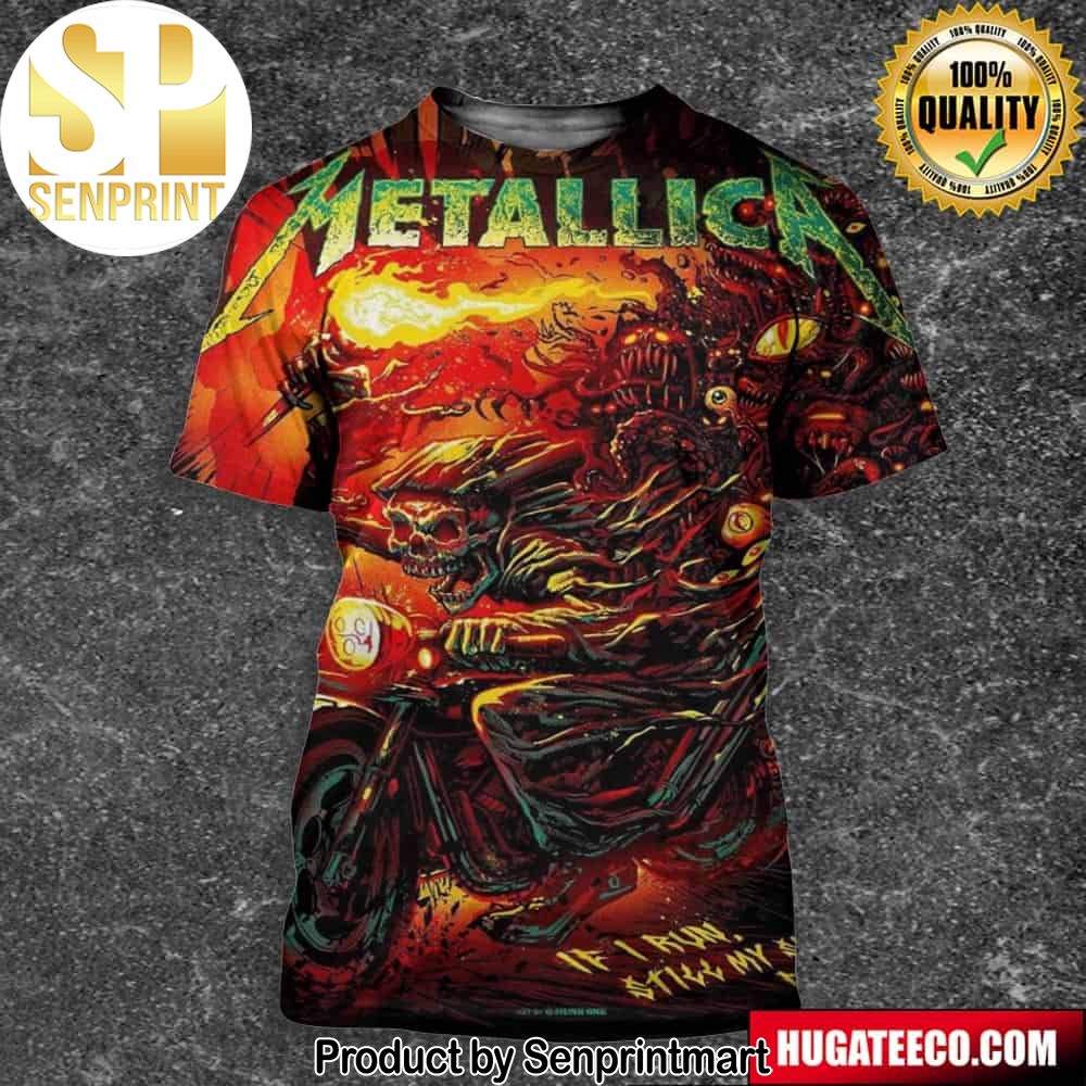 Metallica If I Run Still My Shadow Follow By Munk One All Six Fifth Member Exclusive Limited Edition Poster Merchandise 72 Seasons Merchandise Unisex 3D Shirt – Senprintmart Store 2729