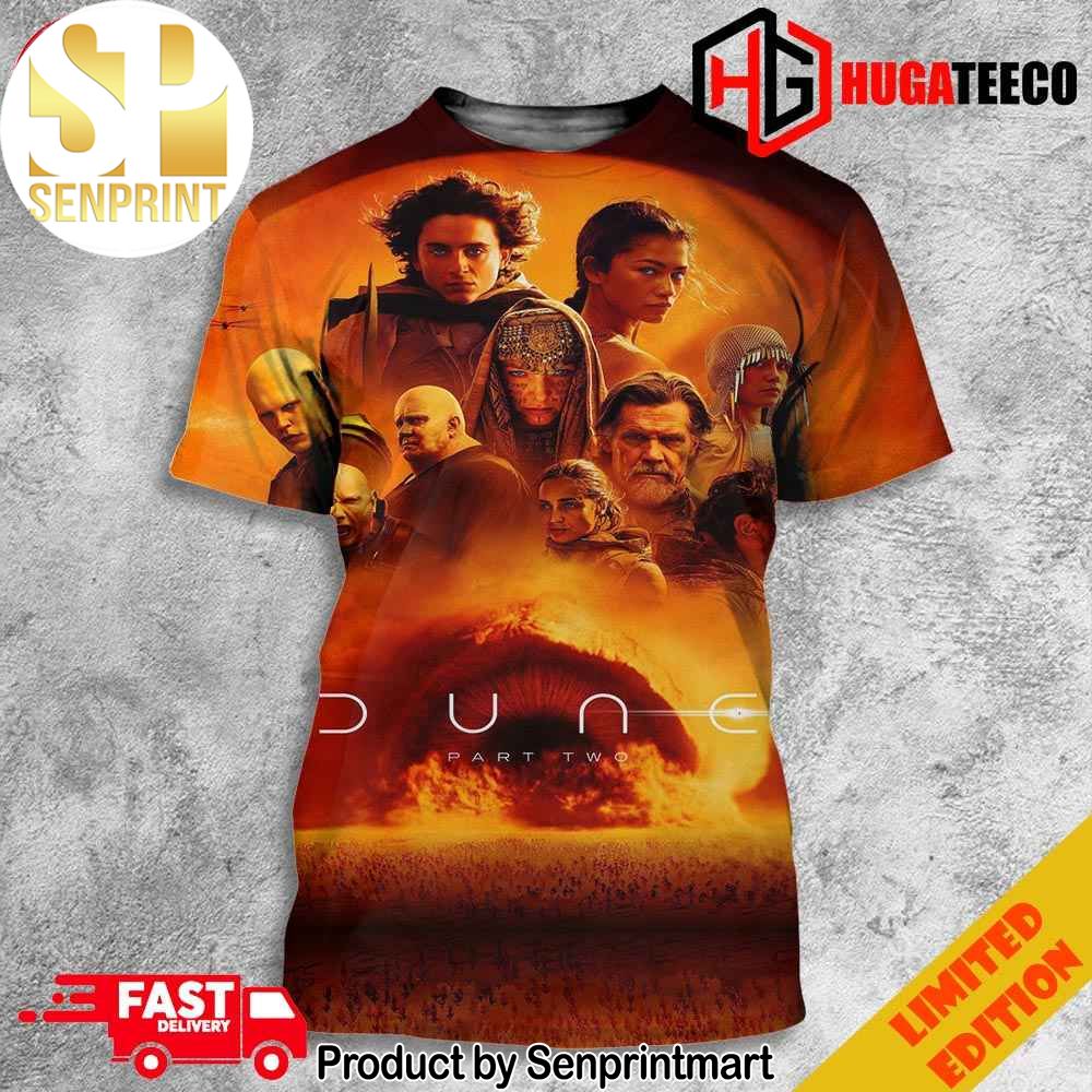 Movie Dune Part Two Of Timothee Chalamet 2024 3D Unisex T-Shirt – Senprintmart Store 3323