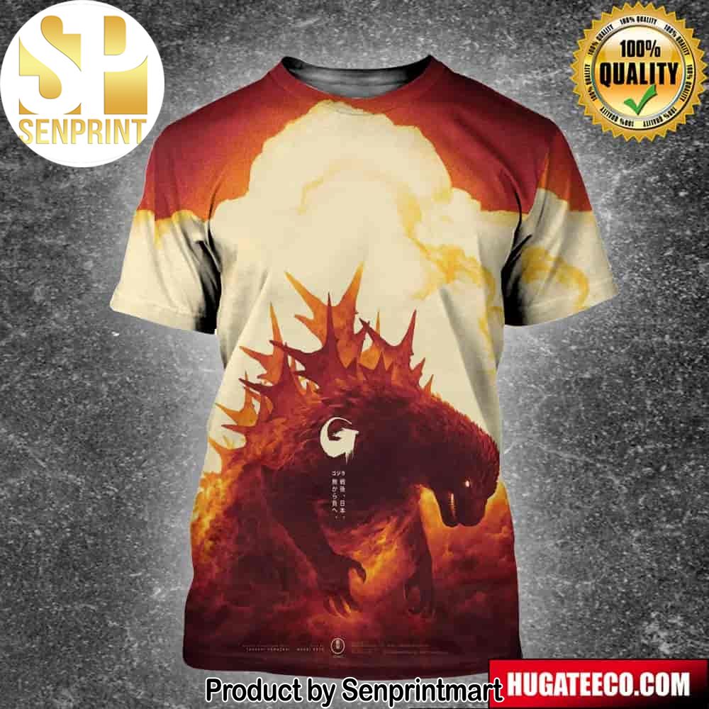 New Poster For Godzilla Minus One Unisex 3D Shirt Hoodie – Senprintmart Store 2576