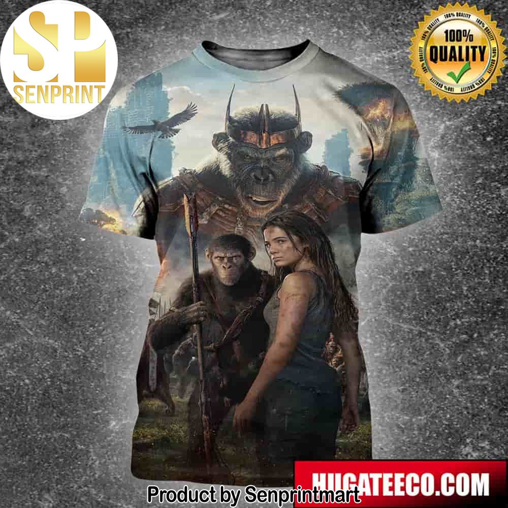 New Poster For Kingdom Of The Planet Of The Apes Unisex 3D Shirt – Senprintmart Store 2525