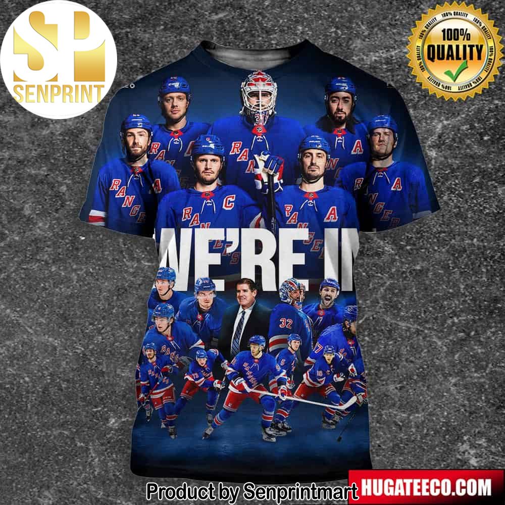 New York Rangers In Stanley Cup Playoffs NHL Full Printing Shirt – Senprintmart Store 2855