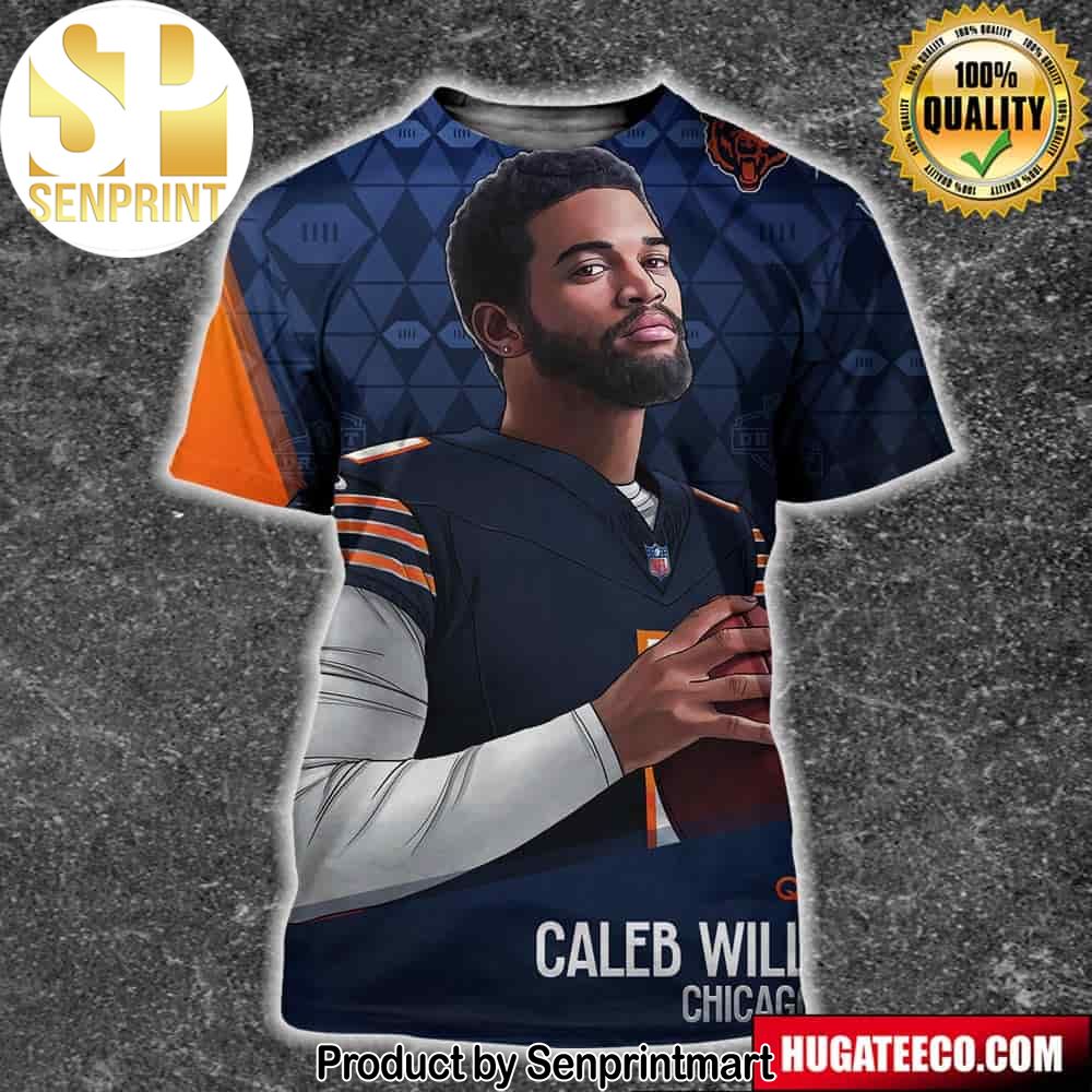 NFL Draft 2024 Qb Usc Caleb Williams Chicago Bears Unisex 3D Shirt – Senprintmart Store 2655