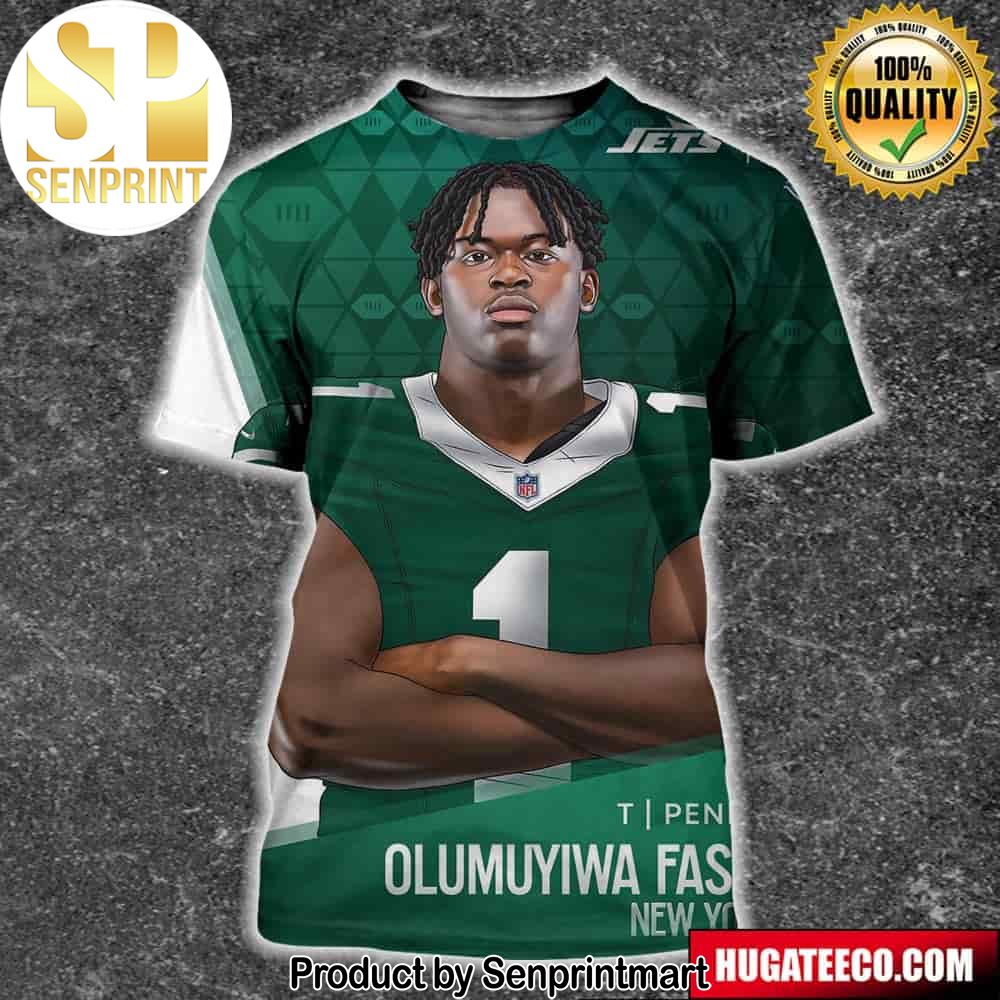 NFL Draft 2024 T Penn State Olumuyiwa Fahanu Blocking For The New York Jets Unisex 3D Shirt – Senprintmart Store 2653