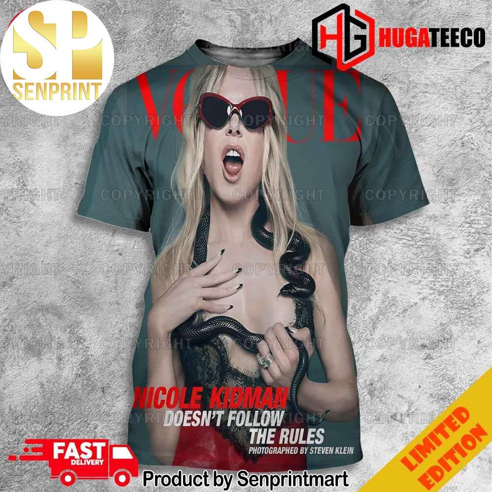 Nicole Kidman Covers The Lastest Issue Of Vogue Australia Unique Full Printing Shirt – Senprintmart Store 3316