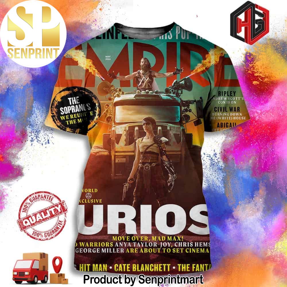 Official Poster For Furiosa Move Over Mad Max Road Warriors Full Printing Shirt – Senprintmart Store 3054