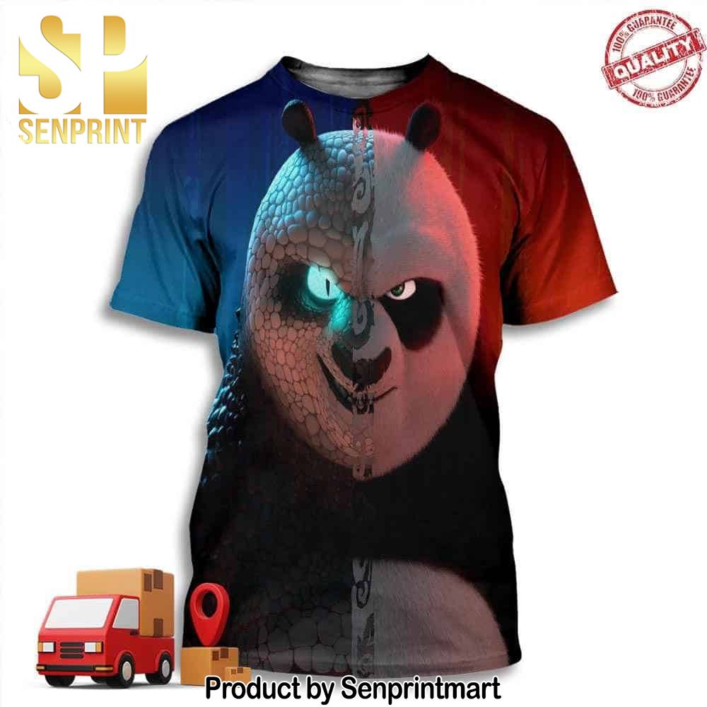 Official Poster For Kung Fu Panda 4 Release 8th March 2024 Full Printing Shirt – Senprintmart Store 3116